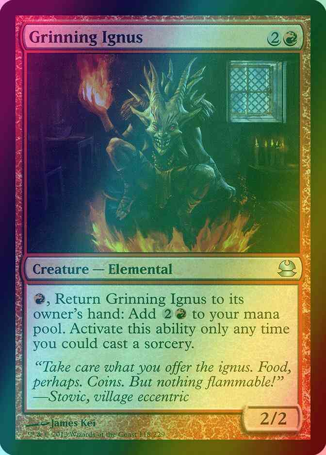 Grinning Ignus [118] [Modern Masters] [Foil]