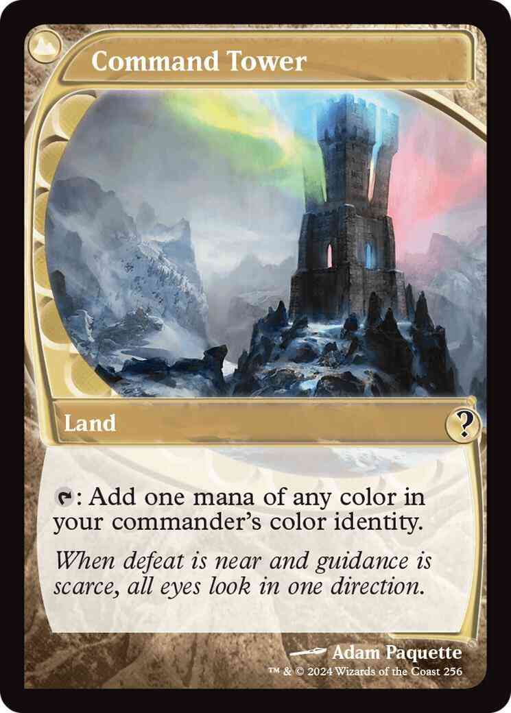 Command Tower [256] [Future Frame] [Mystery Booster 2] [Foil]