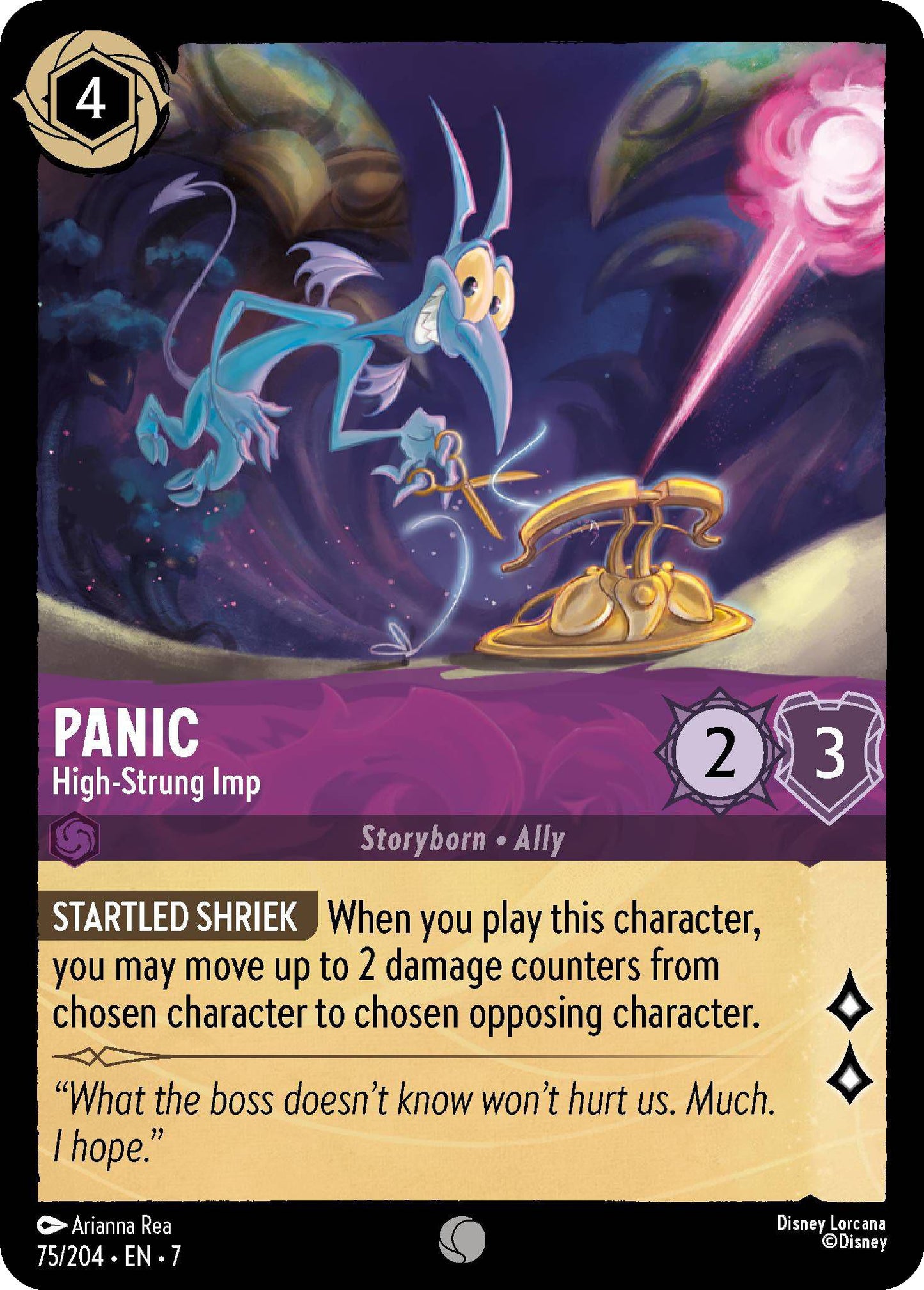 Panic - High-Strung Imp - 75/204 [Archazia's Island] [Non-Foil]