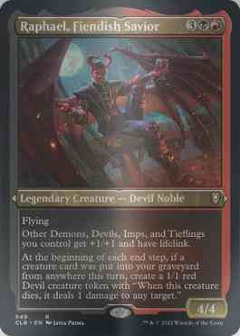 Raphael, Fiendish Savior [549] [Commander Legends: Battle for Baldur's Gate] [Etched Foil]