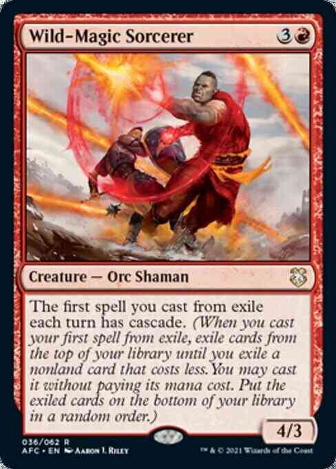 Wild-Magic Sorcerer [36] [Adventures in the Forgotten Realms Commander] [Non-Foil]