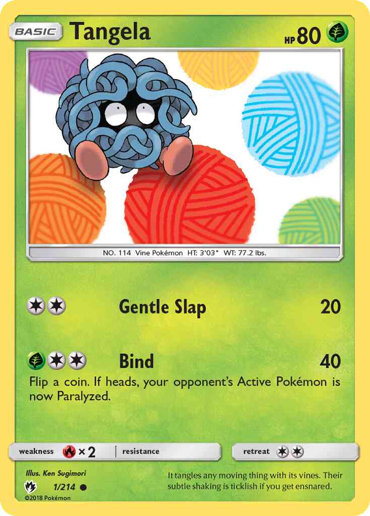 Tangela - 1/214 - Common [sm8-1] [Non-Holo]