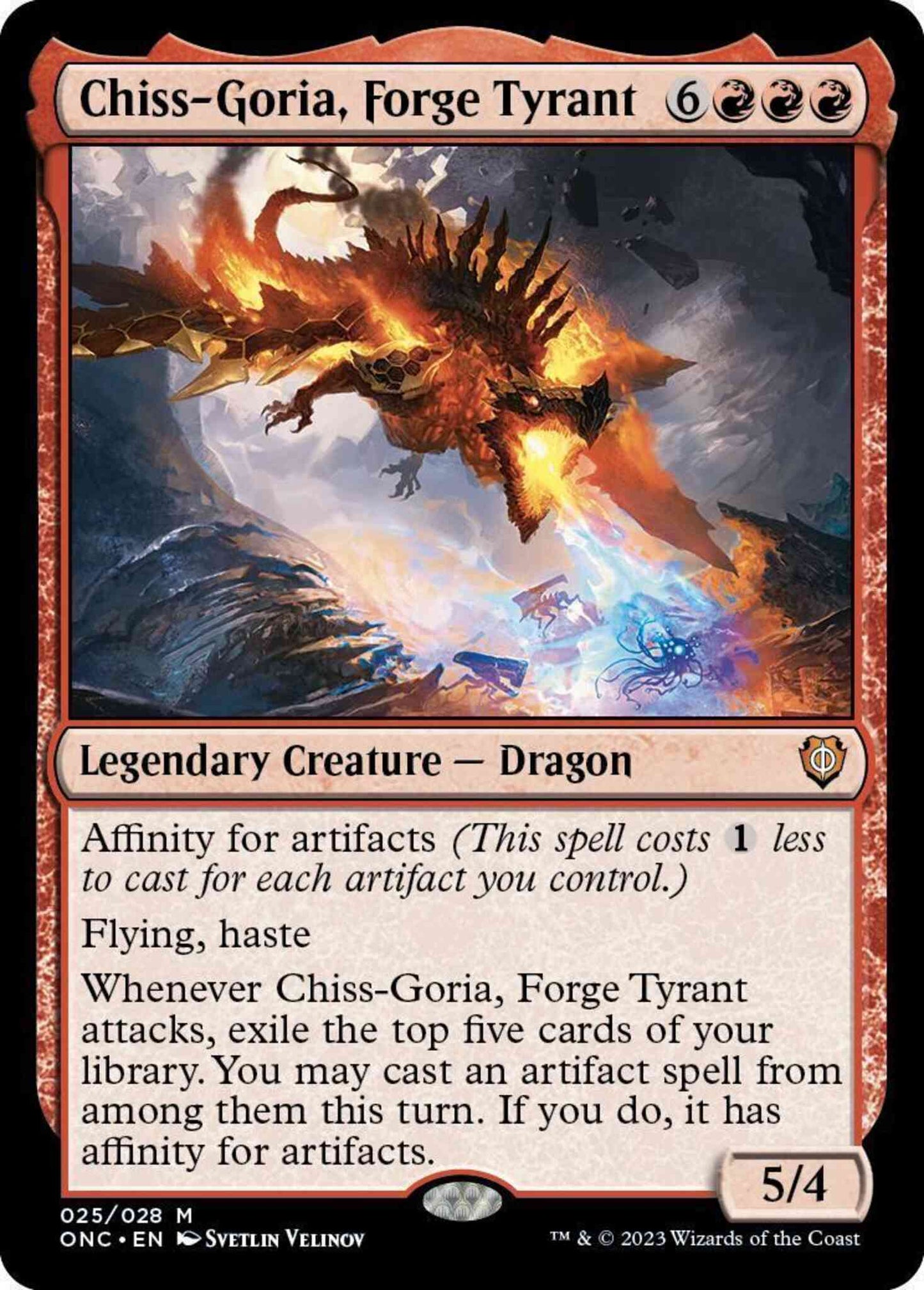 Chiss-Goria, Forge Tyrant [25] [Phyrexia: All Will Be One: Commander] [Non-Foil]