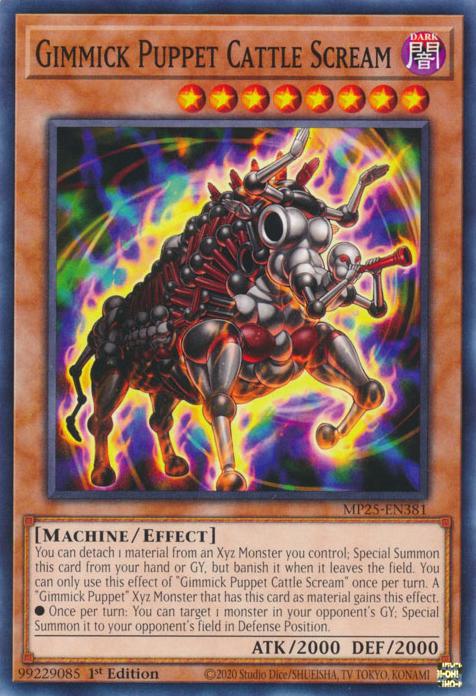 Gimmick Puppet Cattle Scream - MP25-EN381 - Common - 1st Edition