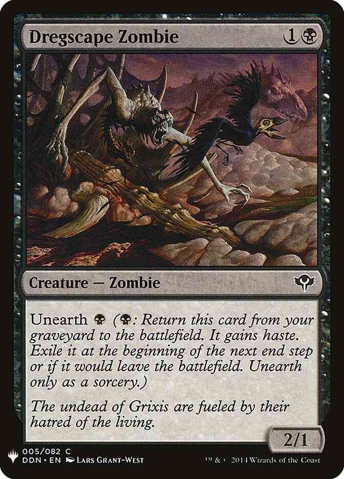 Dregscape Zombie [DDN-5] [The List] [Non-Foil]