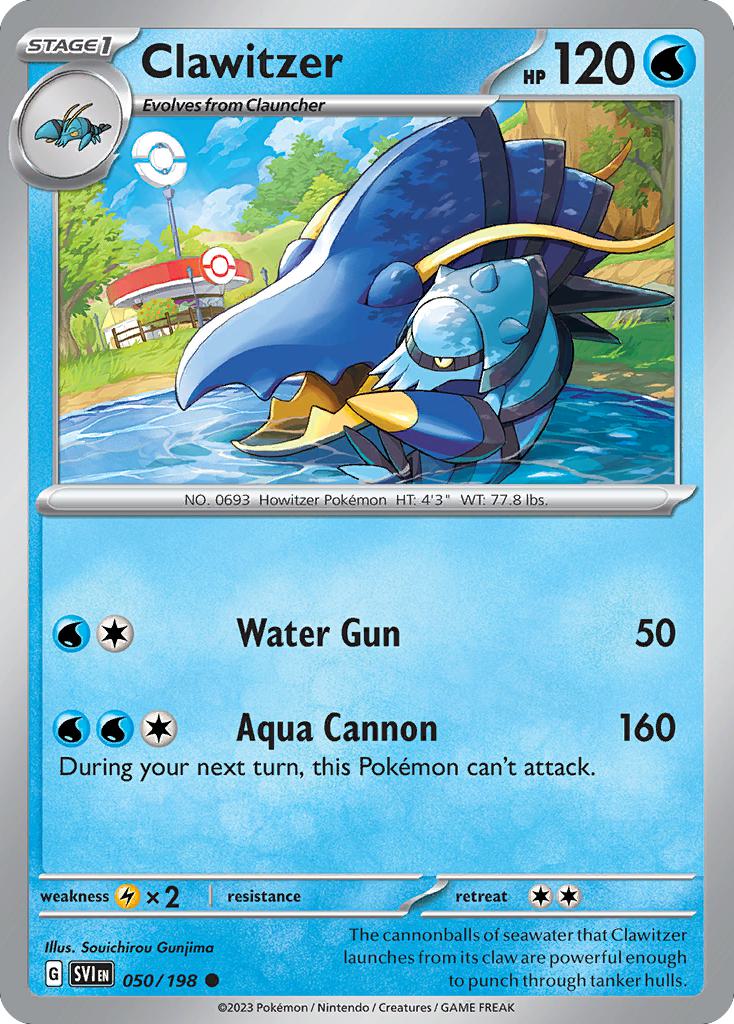Clawitzer - 050/198 - Common [sv01-050] [Non-Holo]