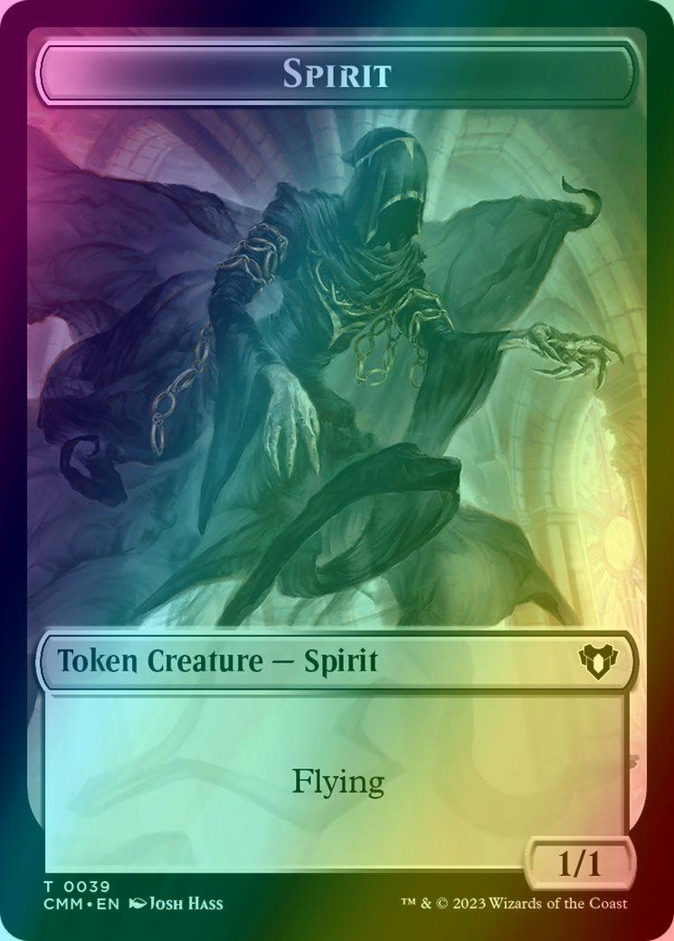 Elephant Token (31) // Spirit Token (39) [Commander Masters: Tokens] [Foil]