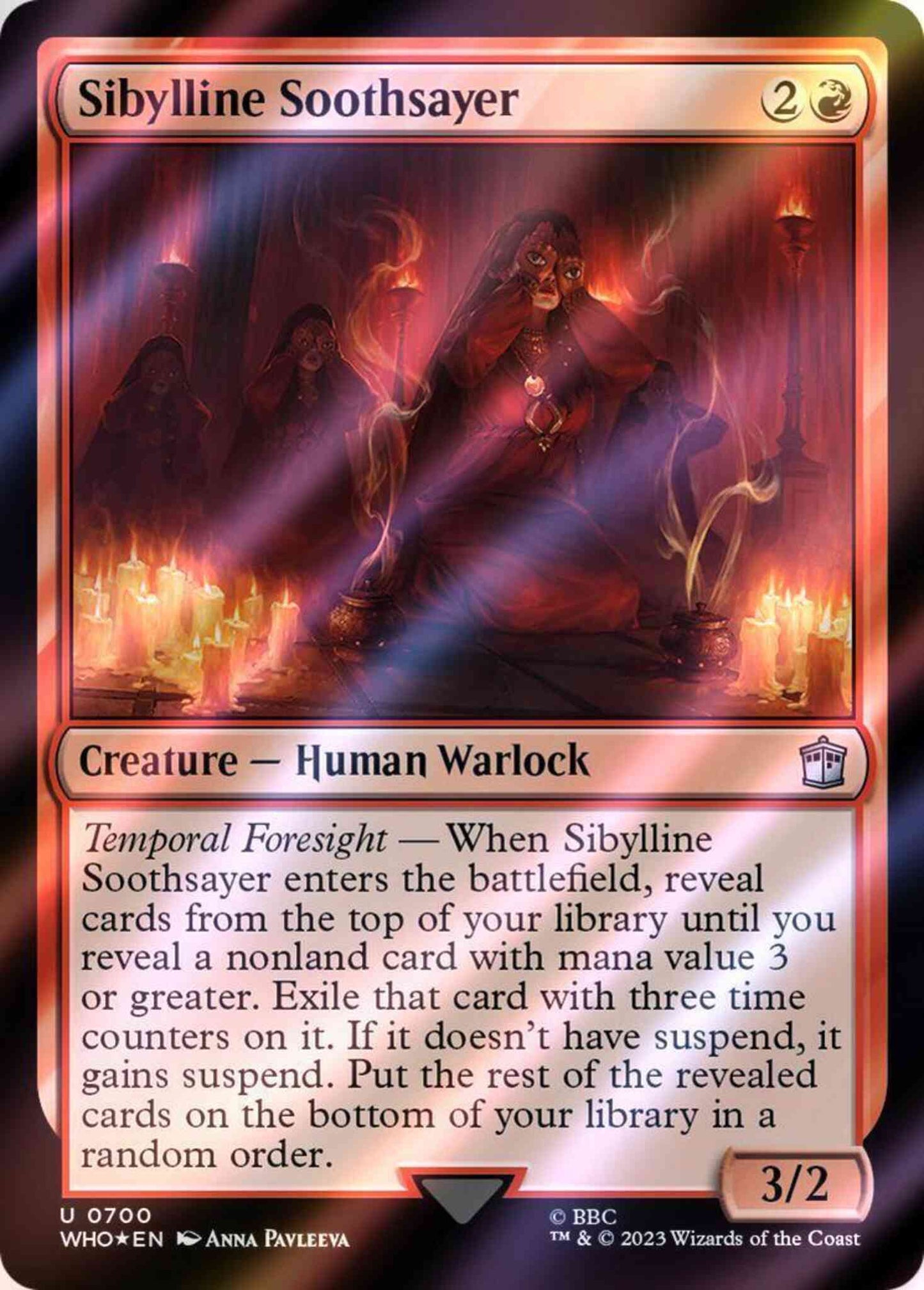 Sibylline Soothsayer [700] [Universes Beyond: Doctor Who] [Surge Foil]