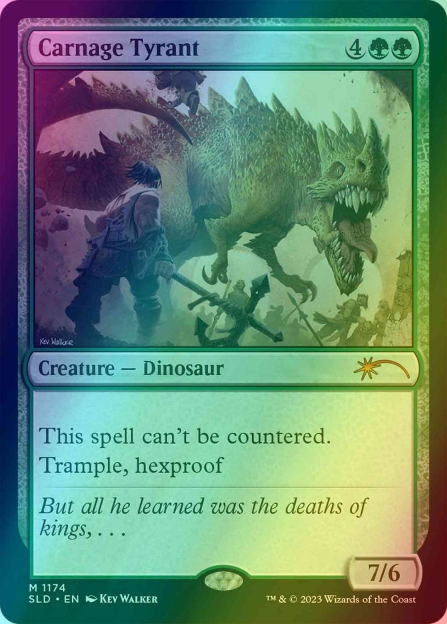 Carnage Tyrant [1174] [Kev Walker] [Secret Lair Drop] [Foil]