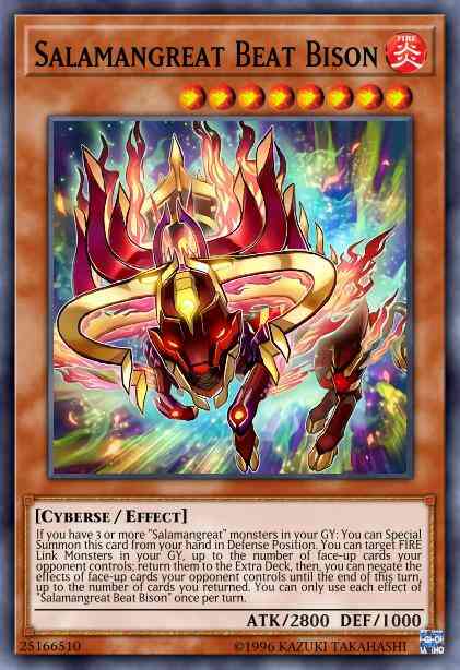 Salamangreat Beat Bison - SDSB-EN006 - Common - 1st Edition