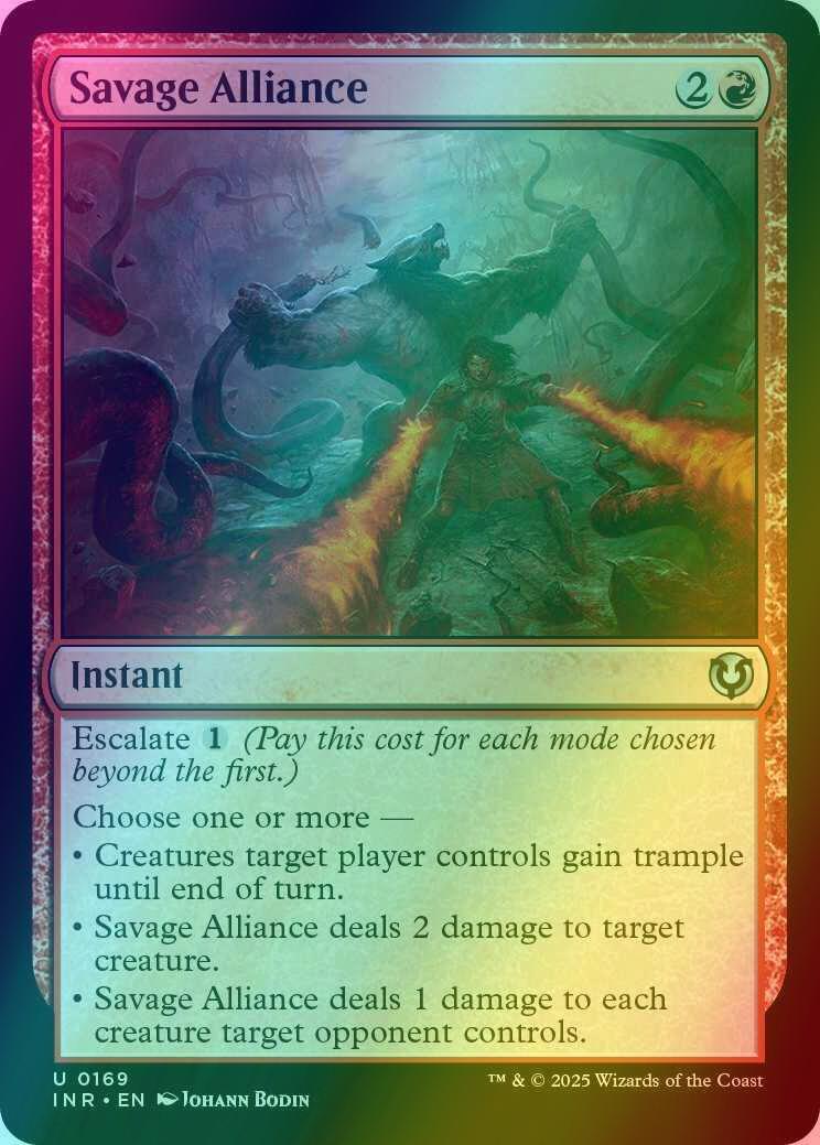 Savage Alliance [169] [Innistrad Remastered] [Foil]