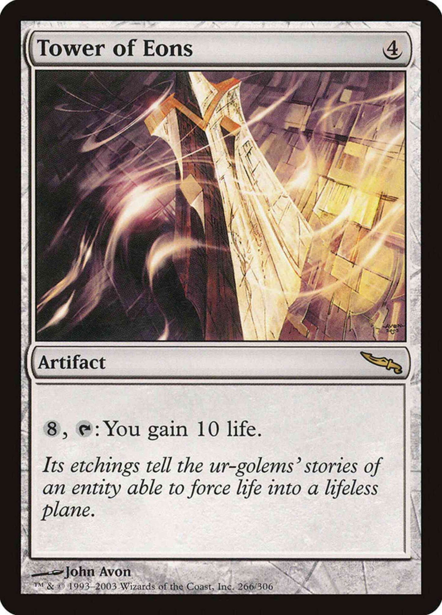 Tower of Eons [266] [Mirrodin] [Non-Foil]