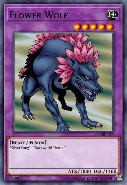 Flower Wolf - LOB-107 - Rare - 1st Edition