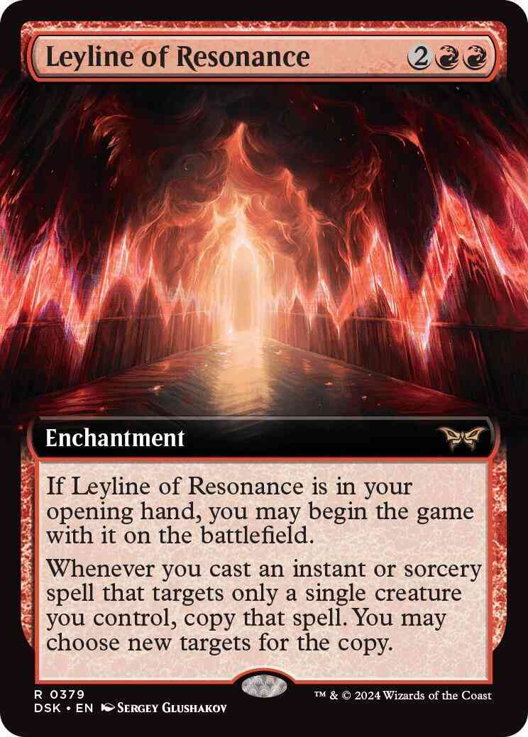Leyline of Resonance [379] [Extended Art] [Duskmourn: House of Horror] [Non-Foil]