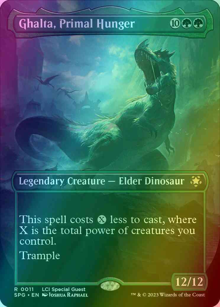 Ghalta, Primal Hunger [11] [Borderless] [Special Guests] [Foil]