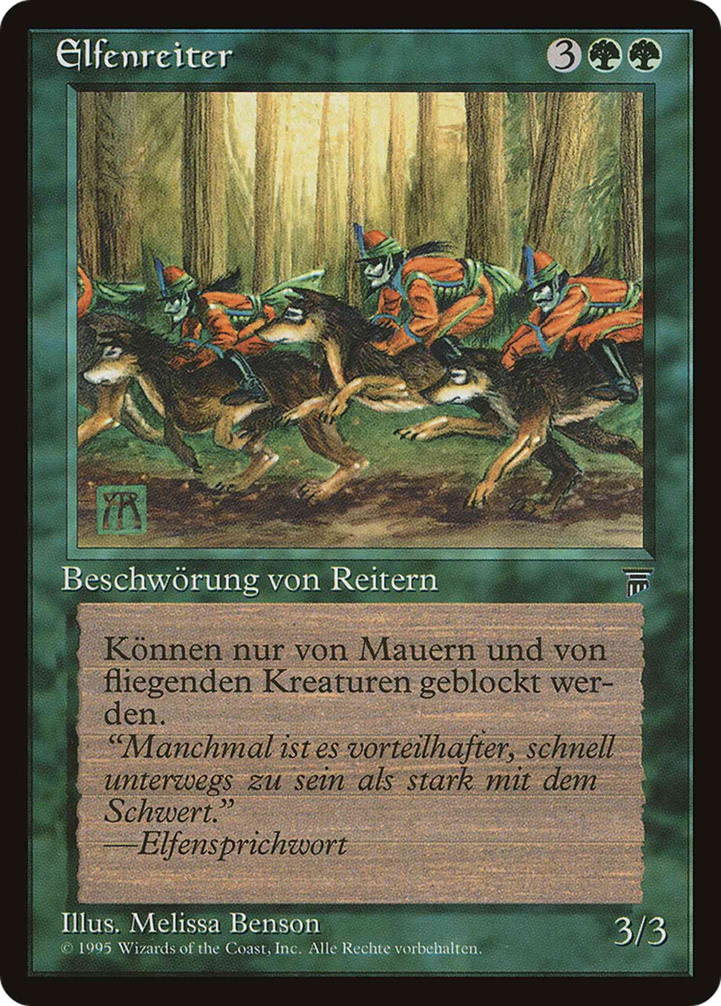 Elven Riders - German [133] [Renaissance German] [Non-Foil]