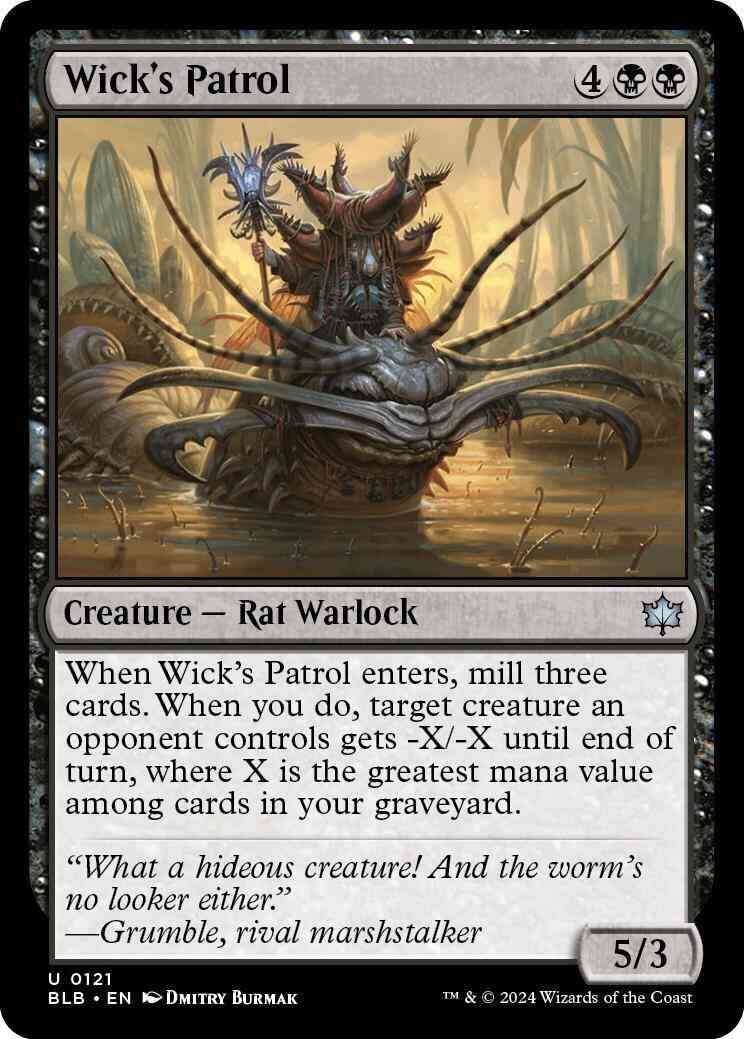 Wick's Patrol [121] [Bloomburrow] [Non-Foil]
