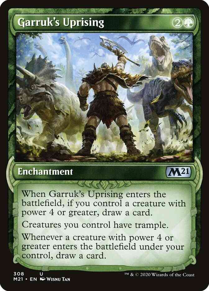 Garruk's Uprising [308] [Showcase] [Core Set 2021] [Non-Foil]