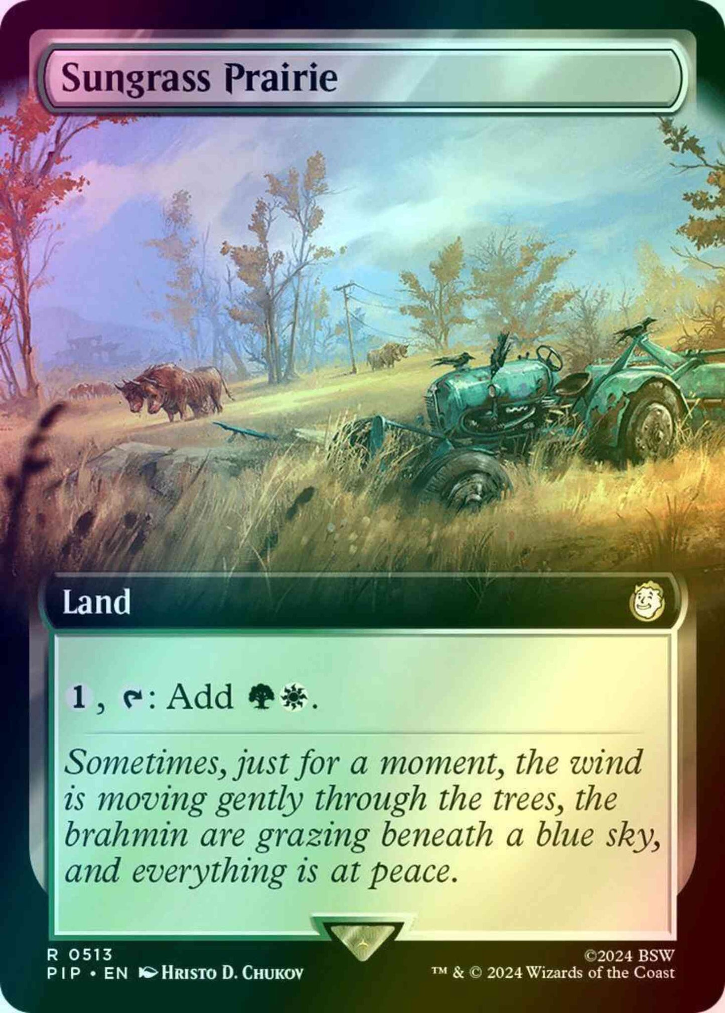 Sungrass Prairie [513] [Extended Art] [Fallout] [Foil]