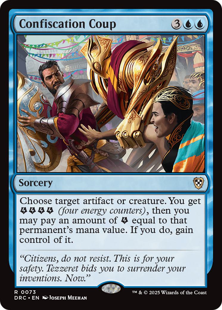 Confiscation Coup [73] [Aetherdrift: Commander] [Non-Foil]