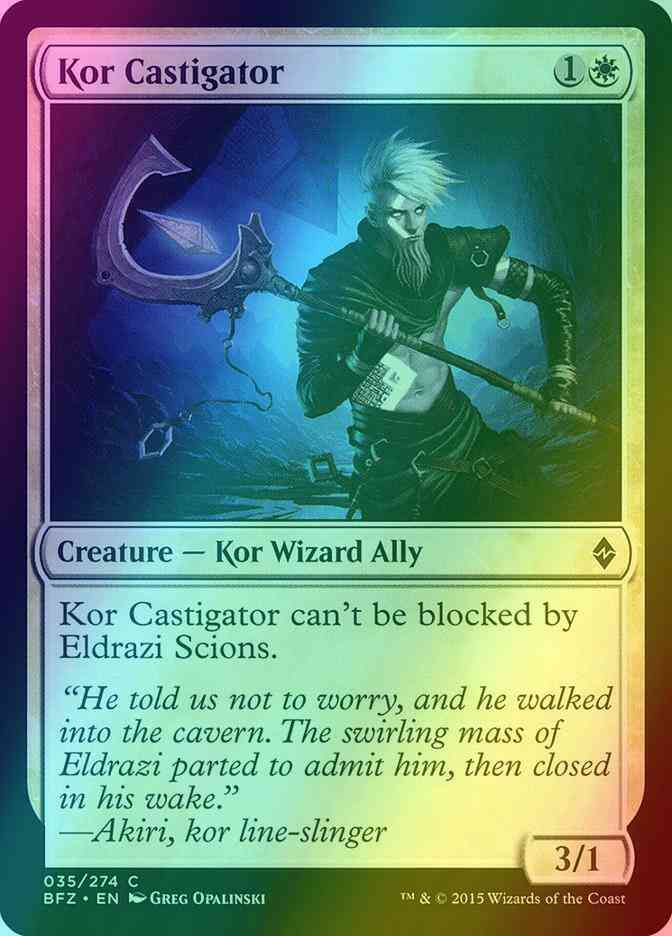 Kor Castigator [35] [Battle for Zendikar] [Foil]