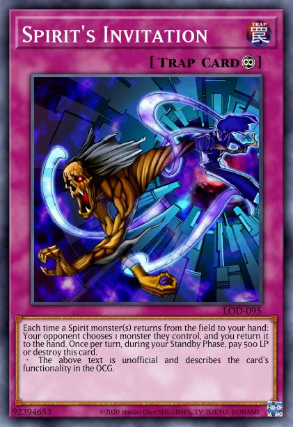 Spirit's Invitation - LOD-095 - Common - 1st Edition