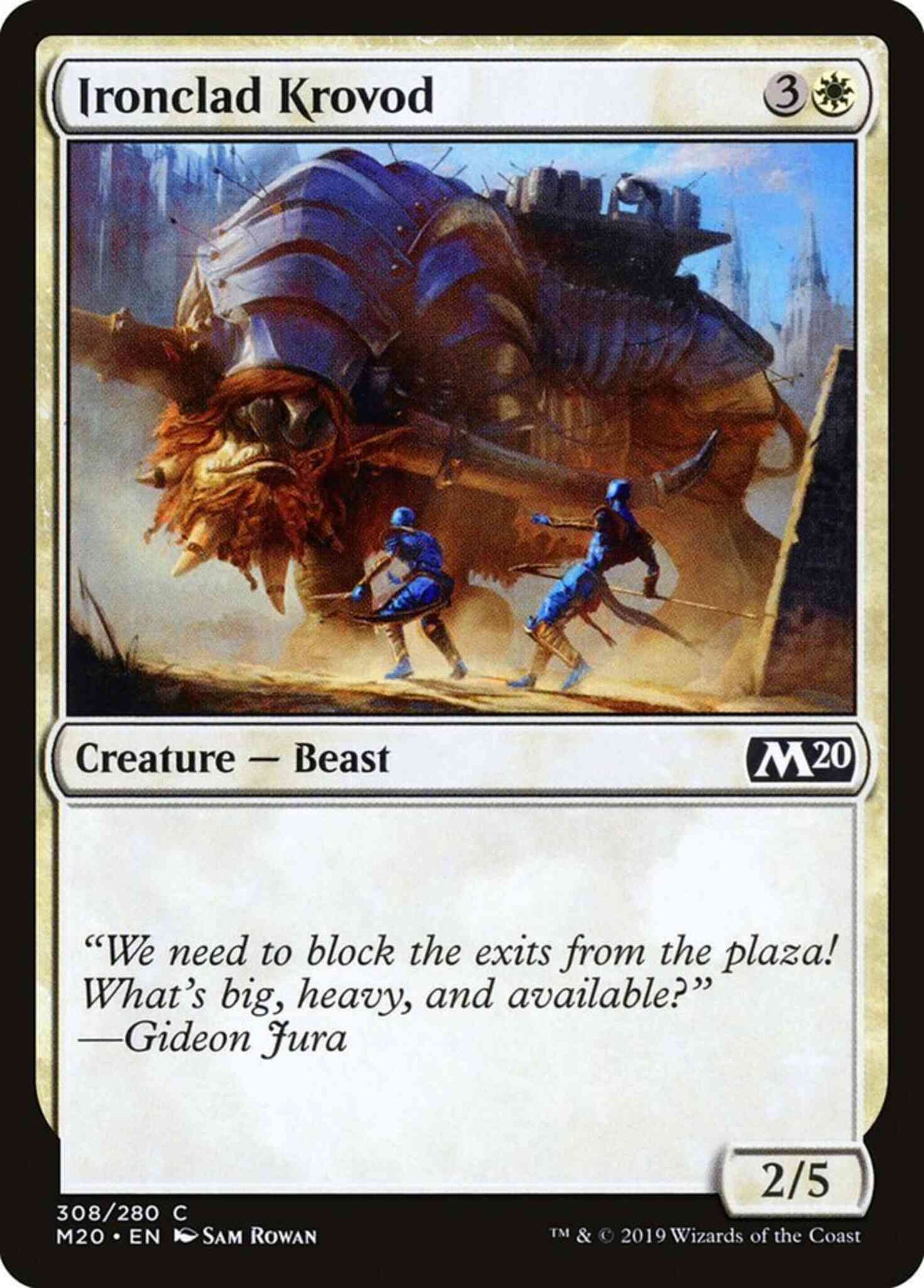 Ironclad Krovod [308] [Welcome Deck Exclusive] [Core Set 2020] [Non-Foil]