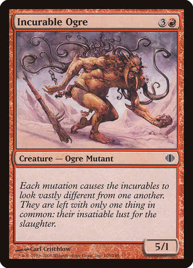 Incurable Ogre [105] [Shards Of Alara] [Non-Foil]