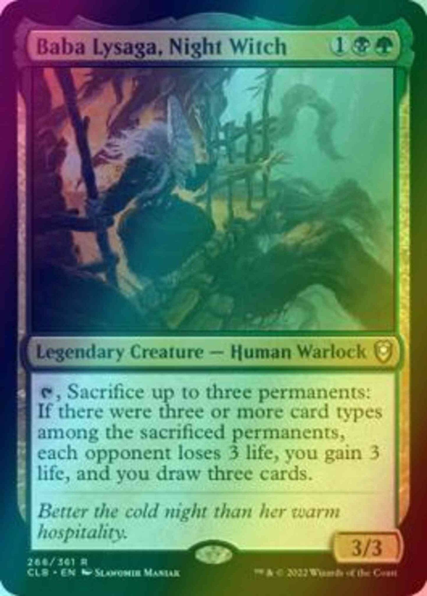 Baba Lysaga, Night Witch [266] [Commander Legends: Battle for Baldur's Gate] [Foil]