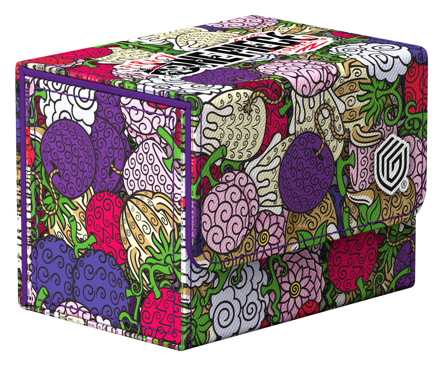 Ultimate Guard Sidewinder Xenoskin Deck Case - 80+ - One Piece - Devil Fruit Pattern
