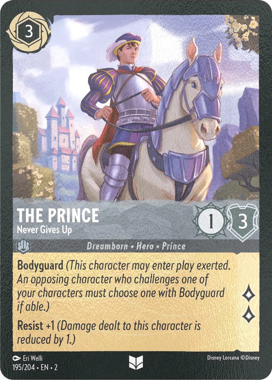 The Prince - Never Gives Up - 195/204 [Rise Of The Floodborn] [Cold Foil]