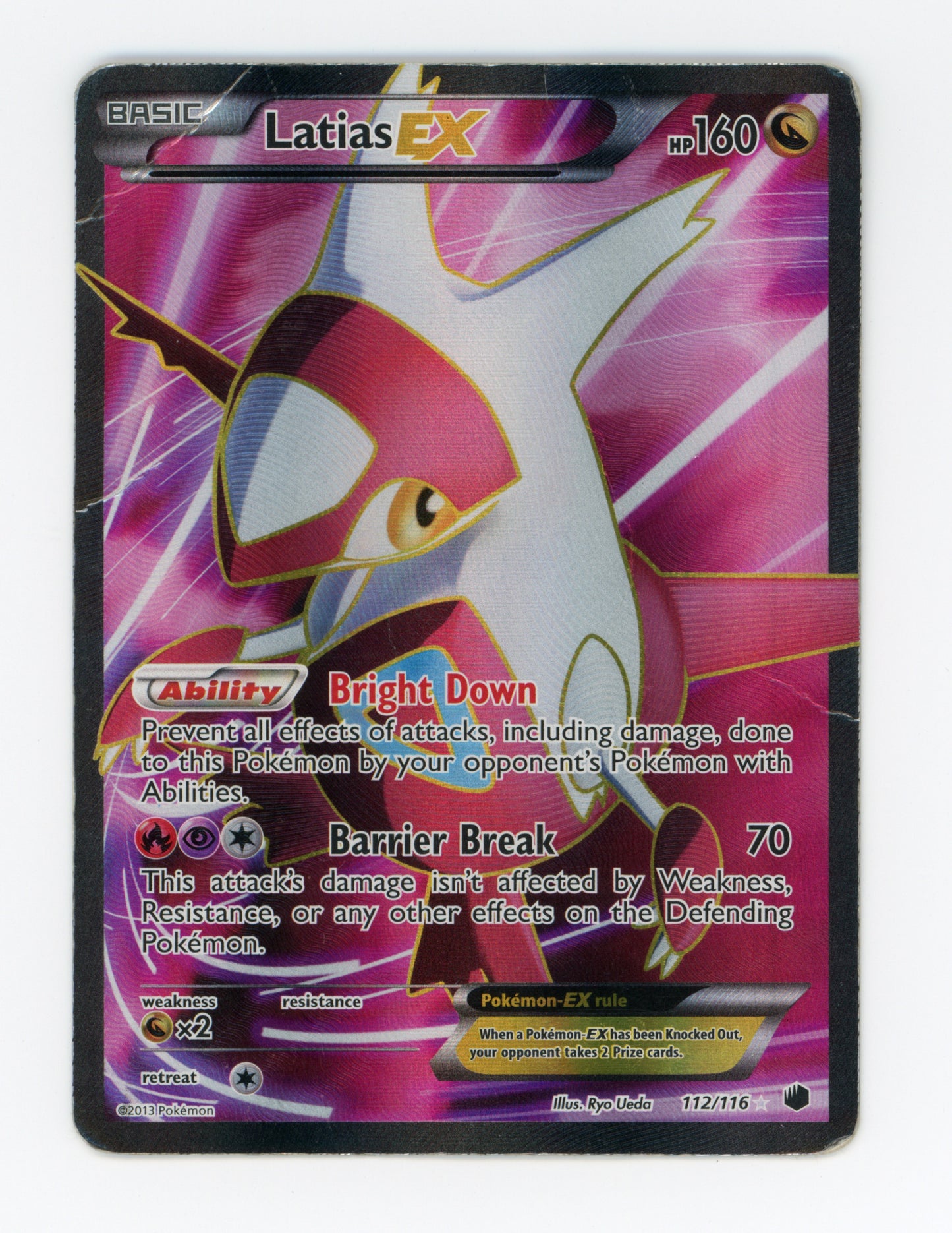 Latias-EX — Damaged|Rare Ultra — ID 17870