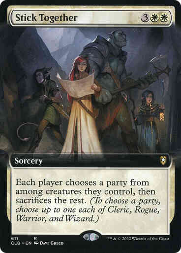 Stick Together [611] [Extended Art] [Commander Legends: Battle for Baldur's Gate] [Non-Foil]