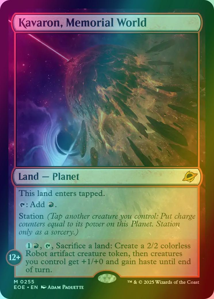 Kavaron, Memorial World [255] [Edge of Eternities] [Foil]