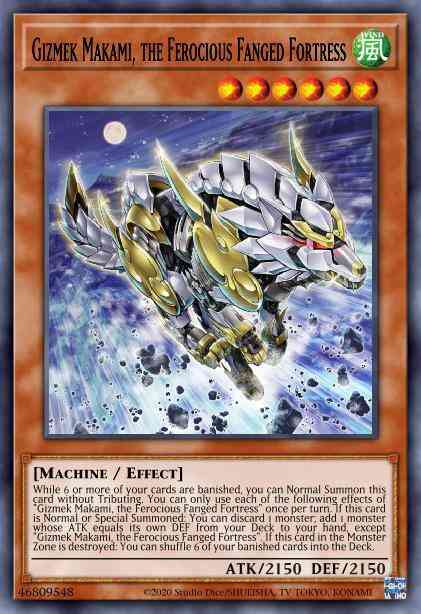 Gizmek Makami, the Ferocious Fanged Fortress - PHRA-EN022 - Super Rare - 1st Edition
