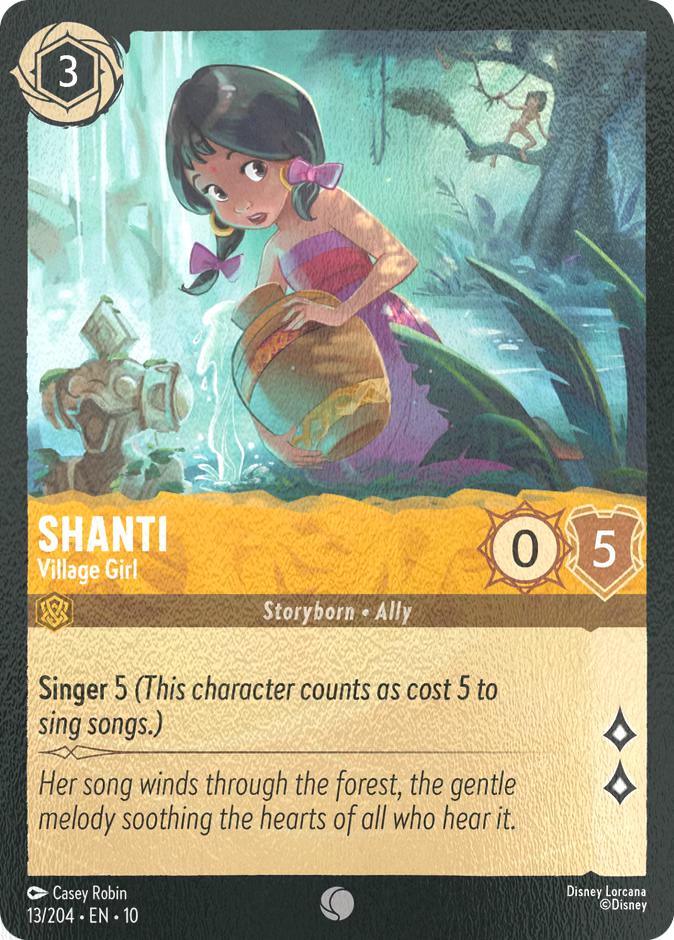 Shanti - Village Girl - 13/204 [Whispers in the Well] [Cold Foil]