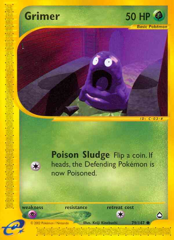 Grimer - 79/147 - Common [ecard2-79] [Non-Holo]