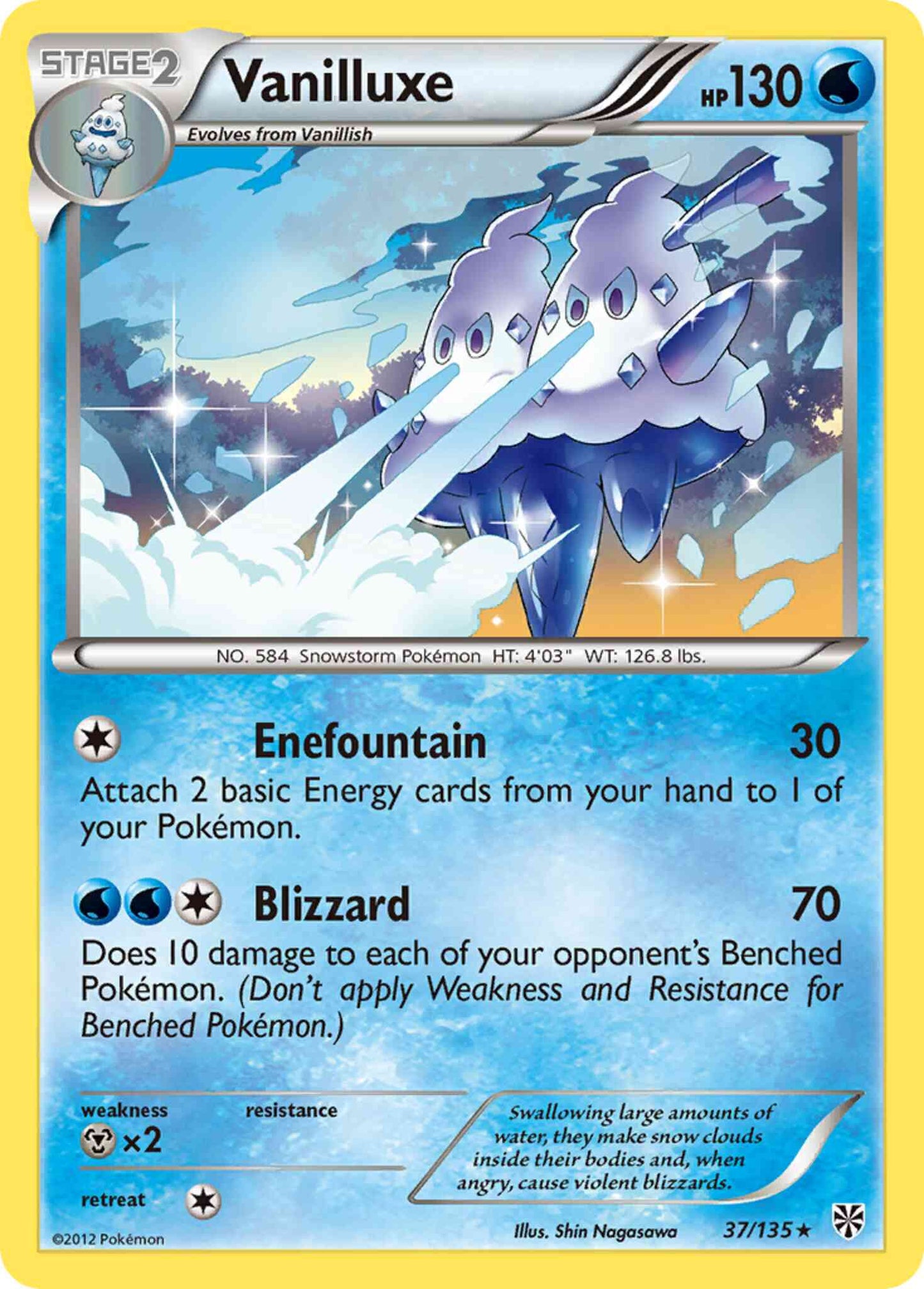Vanilluxe - 37/135 - Rare [bw8-37] [Reverse Holo]