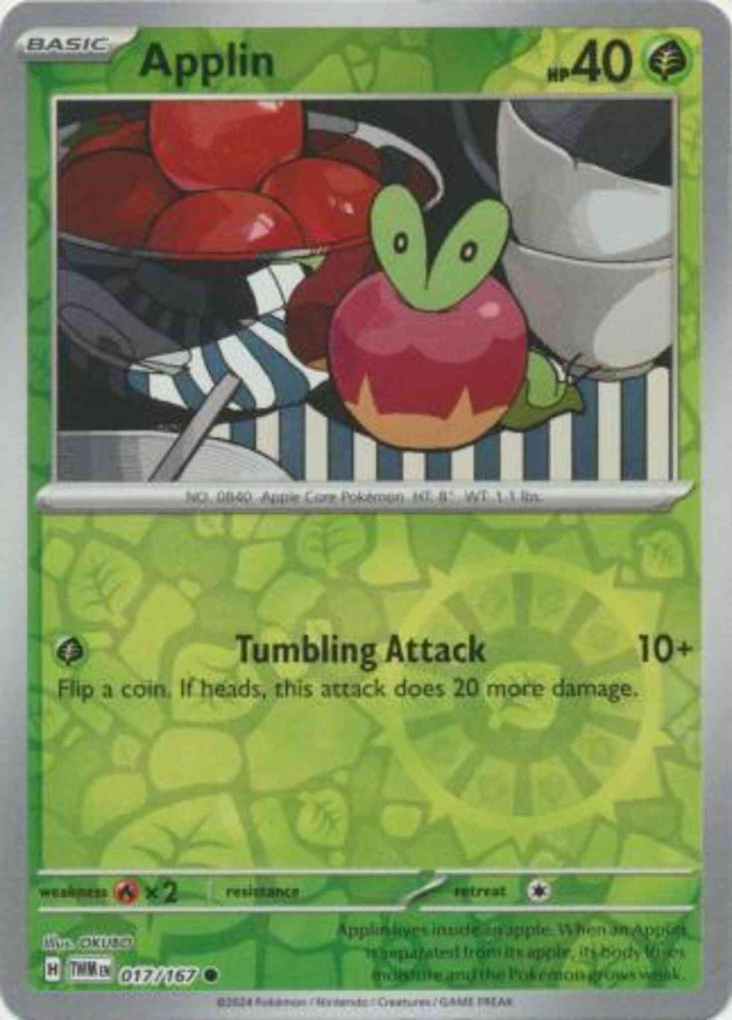 Applin - 017/167 - Common [sv06-017] [Reverse Holo]