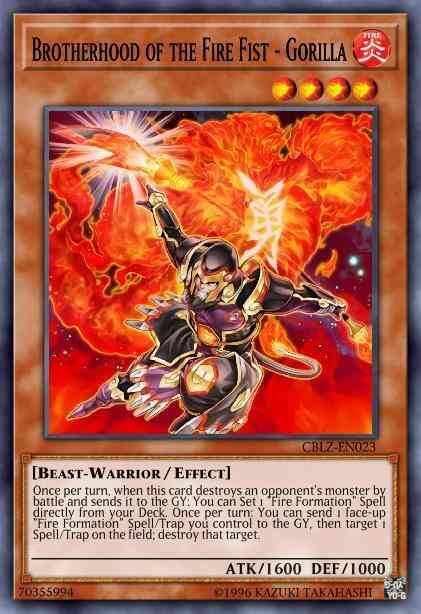 Brotherhood of the Fire Fist - Gorilla - CT11-EN003 - Super Rare - Limited