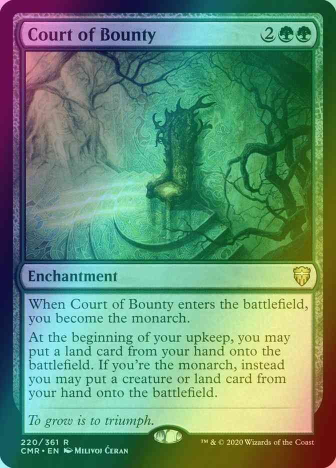 Court of Bounty [220] [Commander Legends] [Foil]