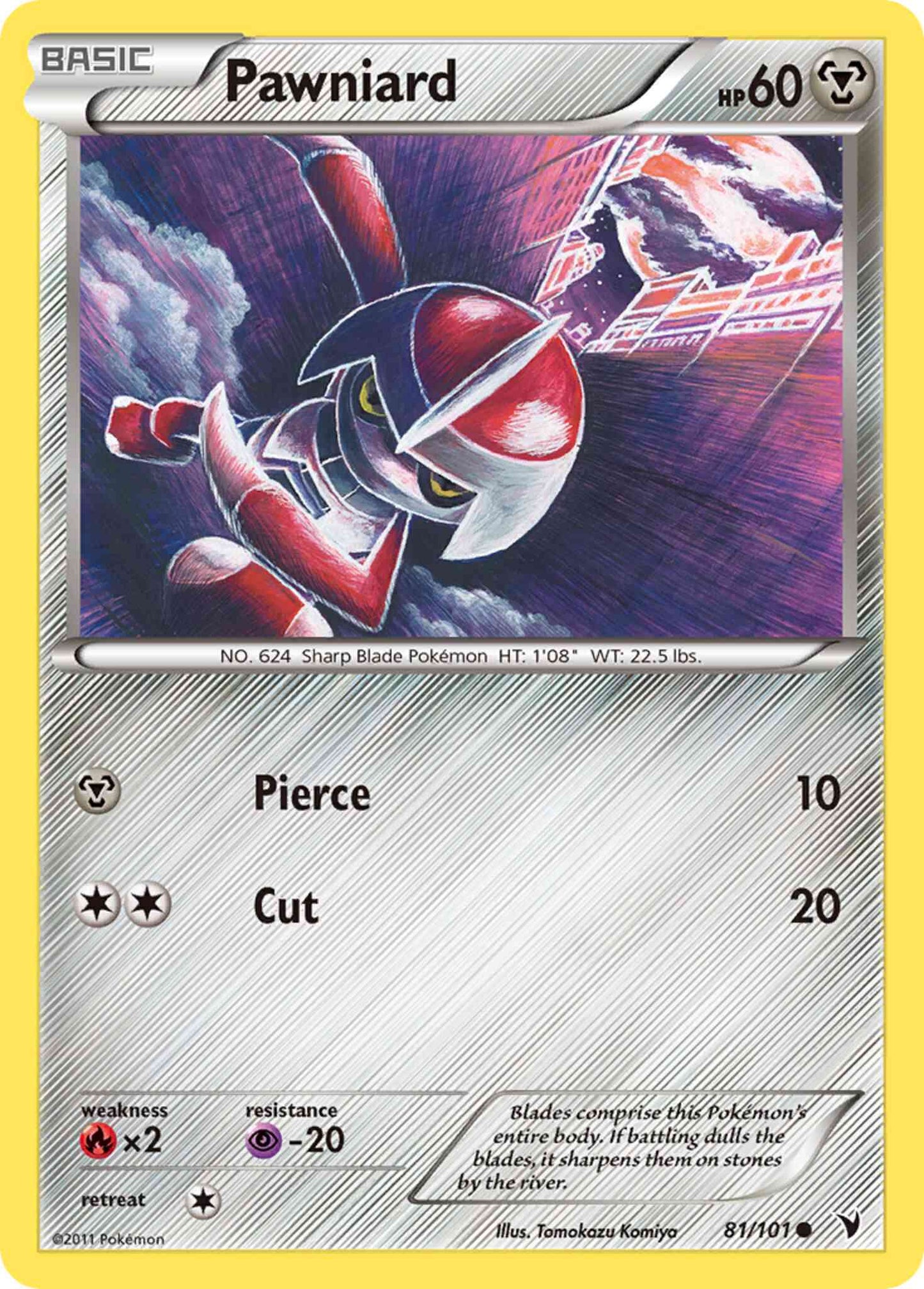 Pawniard - 81/101 - Common [bw3-81] [Non-Holo]