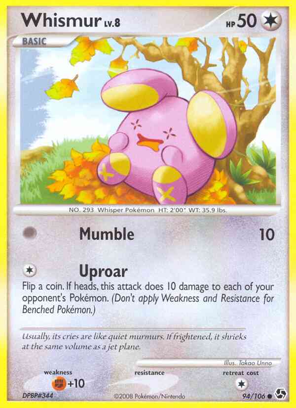Whismur - 94/106 - Common [dp4-94] [Non-Holo]