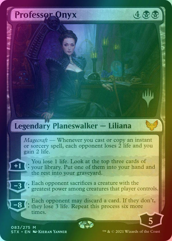 Professor Onyx [Promo Pack] [83p] [Strixhaven: School of Mages Promos] [Foil]