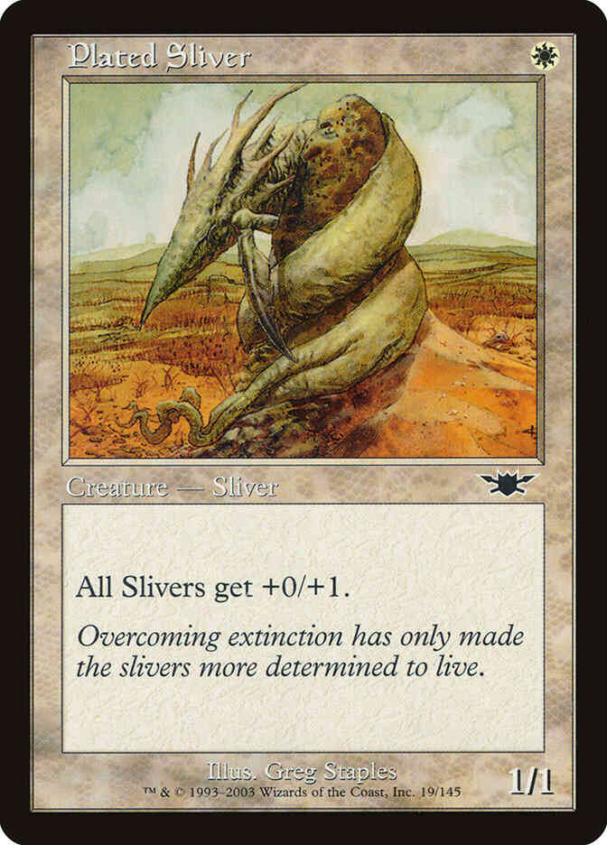 Plated Sliver [19] [Legions] [Non-Foil]
