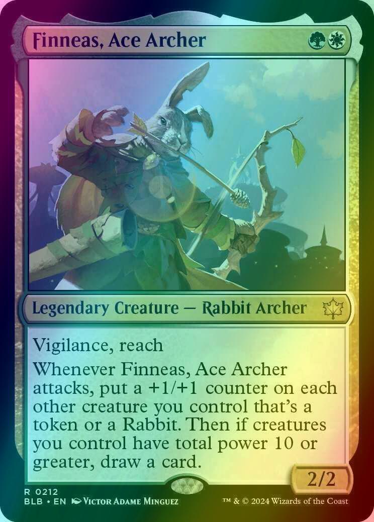 Finneas, Ace Archer [212] [Bloomburrow] [Foil]