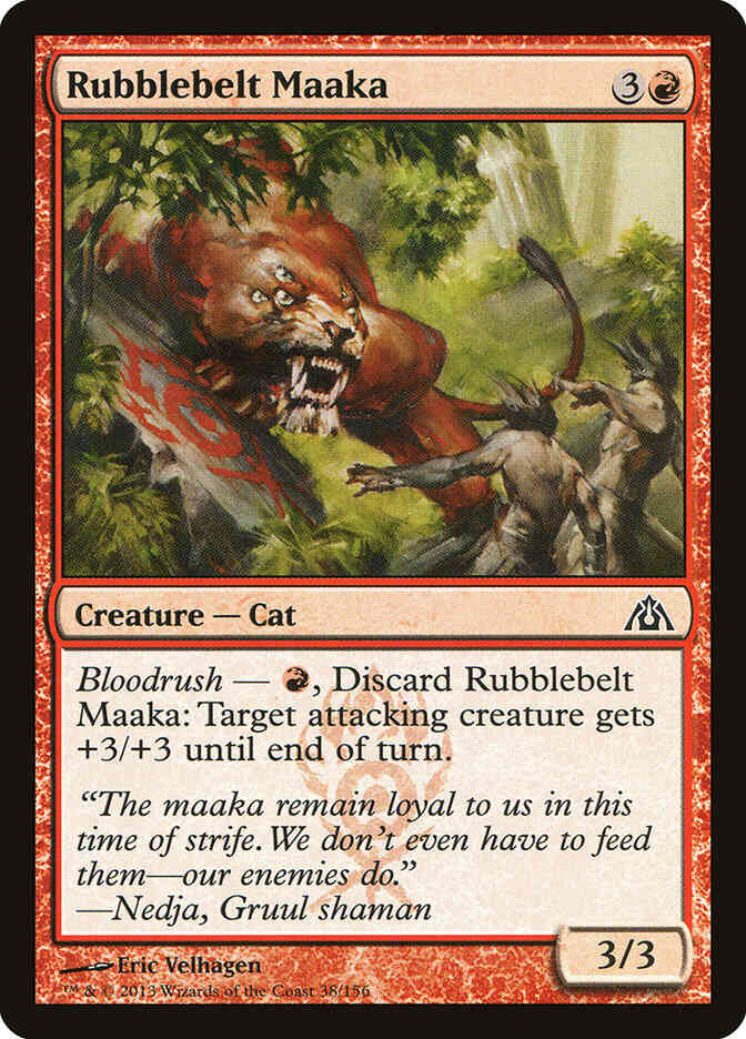 Rubblebelt Maaka [38] [Dragon's Maze] [Non-Foil]