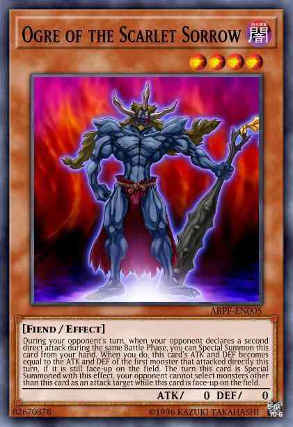 Ogre of the Scarlet Sorrow - ABPF-EN005 - Super Rare - 1st Edition