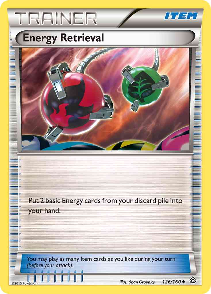 Energy Retrieval - 126/160 - Uncommon [xy5-126] [Reverse Holo]