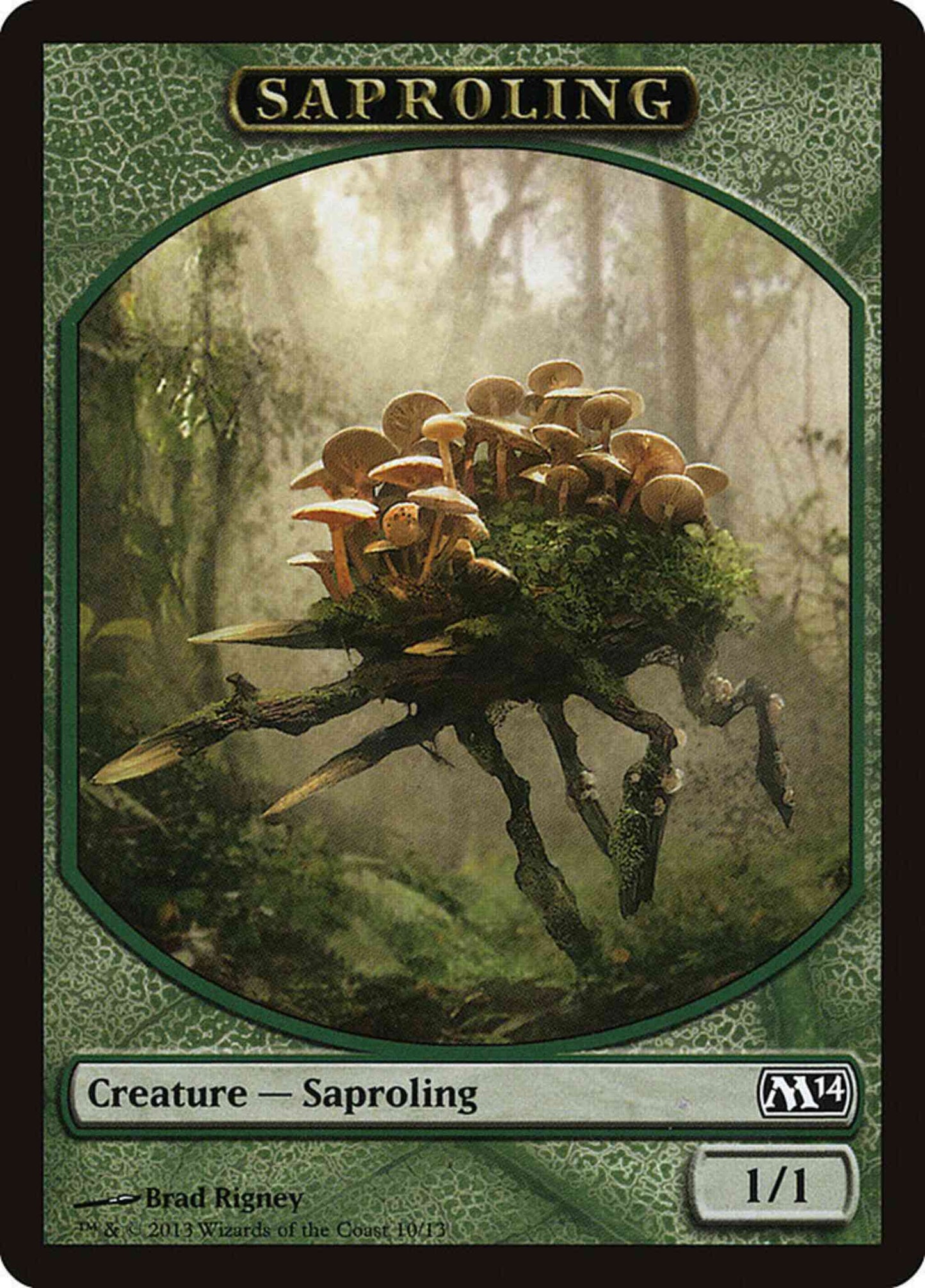 Saproling Token [10] [Magic 2014 Tokens] [Non-Foil]